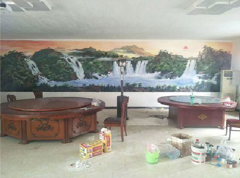  茶陵墙绘-写实风景