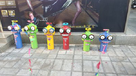  茶陵商业区彩绘