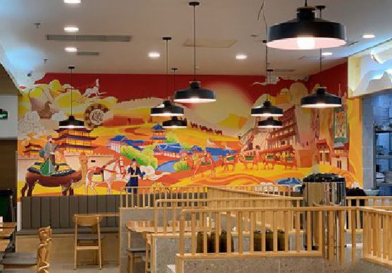  茶陵商业空间彩绘介绍。