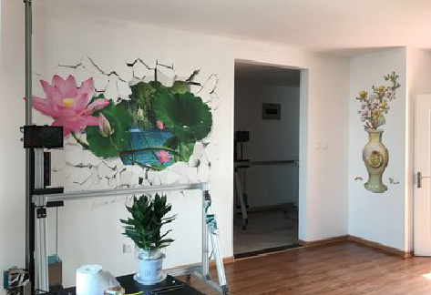  茶陵墙体彩绘相比墙纸的优势。